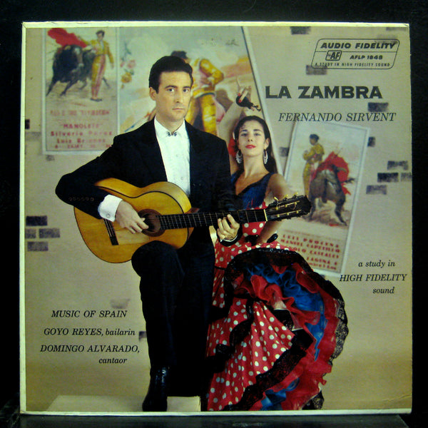 Fernando Sirvent - La Zambra Music of Spain LP VG AFLP 1848 Mono USA 1957 Vinyl - Shuga Records