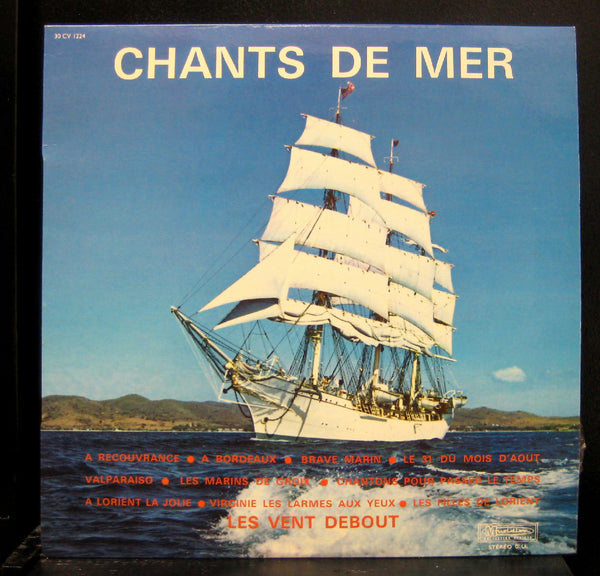 Francois Rauber Les Vent Debout - Chants De Mer LP Mint- 30 CV 1224 France 1970 - Shuga Records