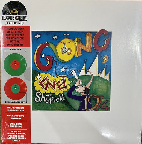Gong ‎– Live! At Sheffield 1974 - New 2 LP Record Store Day 2020 Culture Factory Colored Vinyl -  Psychedelic Rock / Prog Rock