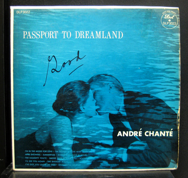 Andre Chante Passport to Dreamland LP VG 1956 Mono USA DOT DLP 3022 - Shuga Records
