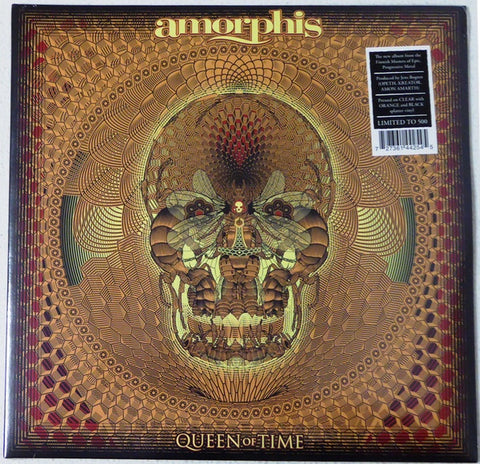 Amorphis ‎– Queen Of Time - New 2 LP Record 2018 Nuclear Blast USA Clear with Orange & Black Splatter Vinyl - Death Metal / Heavy Metal