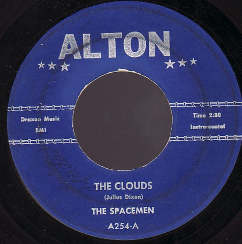 The Spacemen ‎– The Clouds / The Lonely Jet Pilot VG 7" Single 1959 Alton Records - R&B / Instrumental