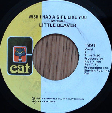 Little Beaver ‎– Wish I Had A Girl Like You / Six Foot Hole VG 7" Single 45RPM 1973 Cat USA - Funk / Soul