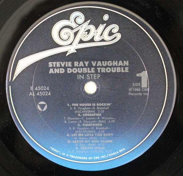 Stevie Ray Vaughan And Double Trouble - In Step - VG+ (No Original Cover) 1989 USA - Rock/Blues