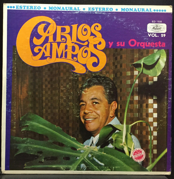Carlos Campos Y Su Orquesta Vol 29 LP VG+ Latin Soul Boogaloo ED 1508 Musart - Shuga Records