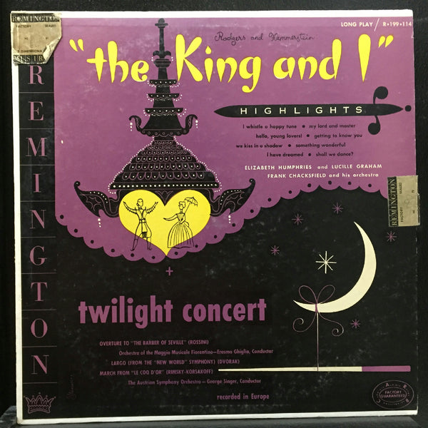 FRANK CHACKSFIELD the king & i LP VG R-199-114 Remington 1952 Alex Steinweiss - Shuga Records