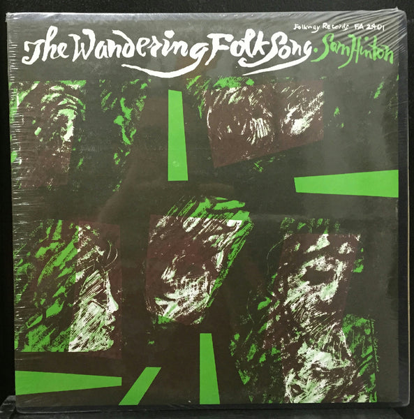 Sam Hinton The Wandering Folk Song LP Sealed NEW 1967 Folkways FA 2401 US w/Book - Shuga Records