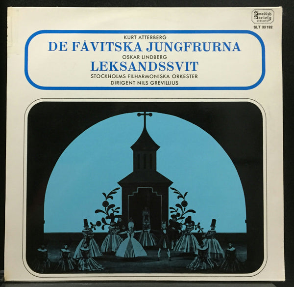 Grevillius Atterberg/Lindberg LP Mint- Swedish Society Discofil SLT 33192 Stereo - Shuga Records
