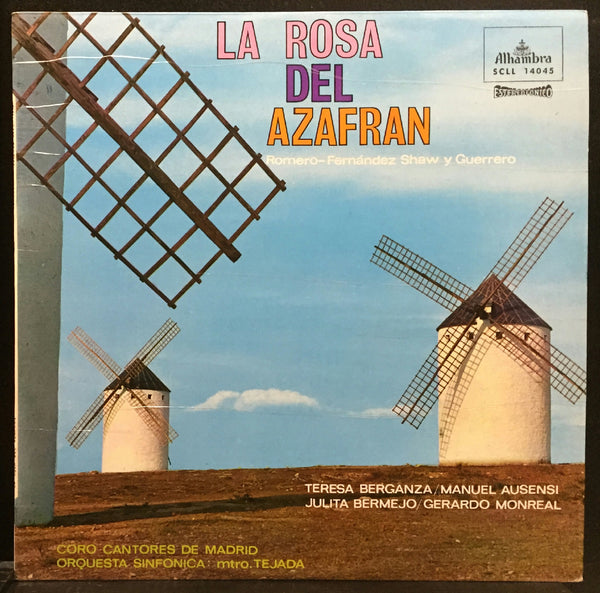 Romero-Fernandez Shaw y Guerrero La Rosa Del Azafran LP MInt- SCLL 14045 Spain - Shuga Records
