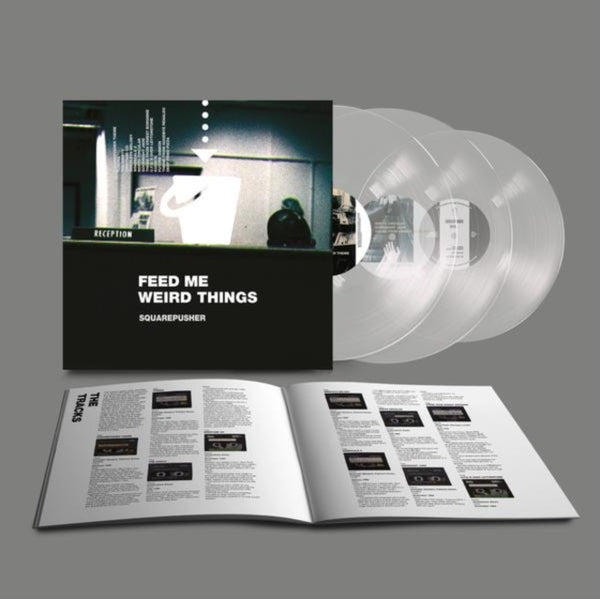 Squarepusher - Feed Me Weird Things (1996) - New 2 LP Record 2021 Warp Clear Vinyl, 10" EP Vinyl, Booklet & Download - Electronic / IDM / Drum n Bass - Shuga Records