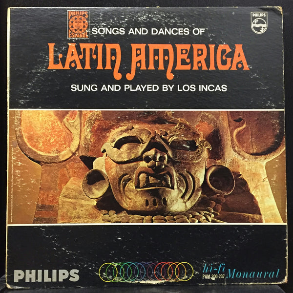 Los Incas Songs And Dances Of Latin America LP VG+ WLP 1967 Promo PHM 200-237 - Shuga Records