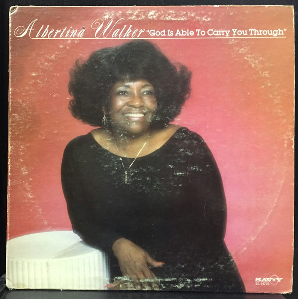 Albertina Walker God Is Able To Carry You Through LP VG+ 1983 USA Savoy SL 14723 - Shuga Records