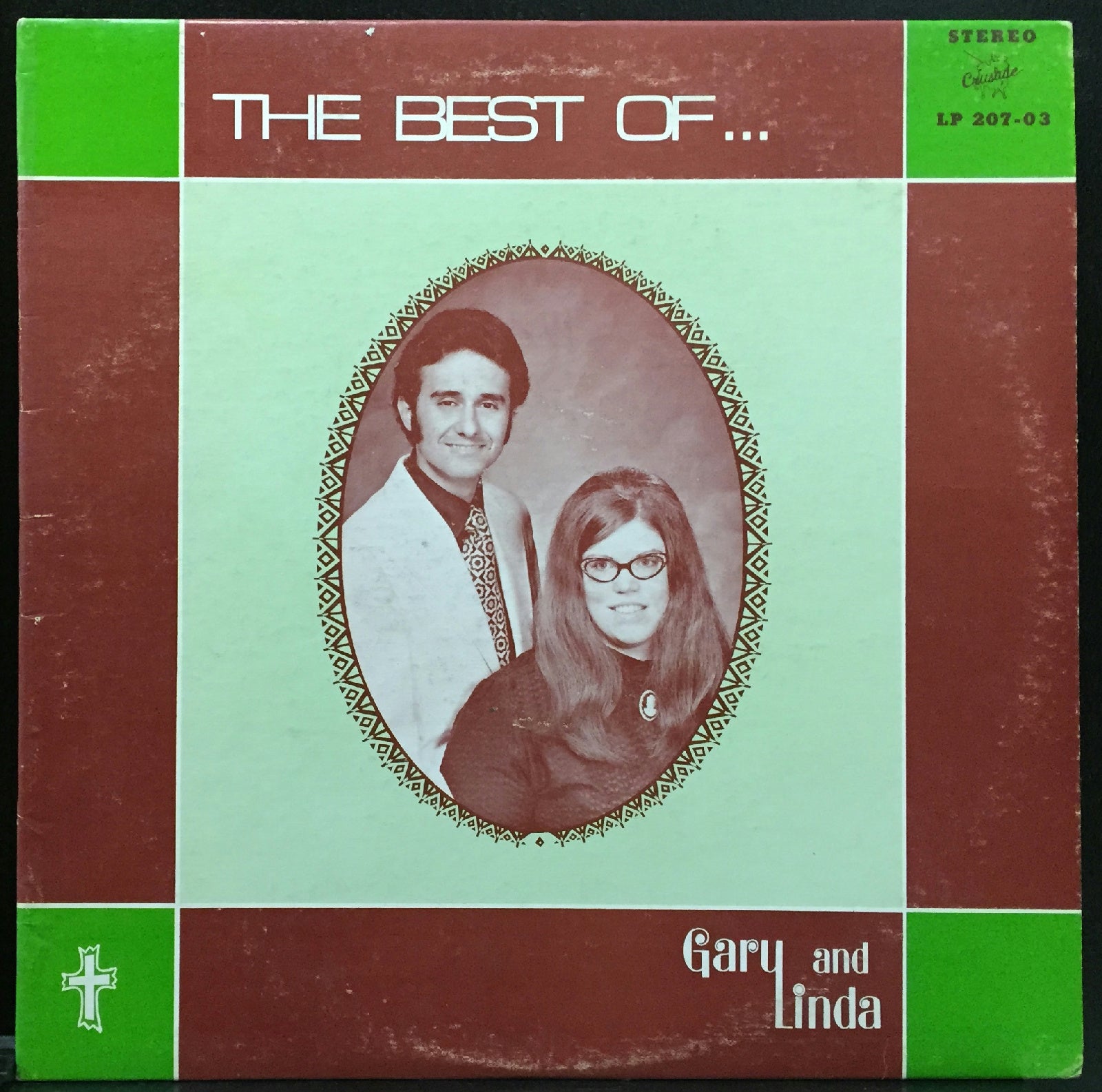 Gary & Linda Brown The Best Of LP VG+ Priavte Press Ohio US Xian Folk Strange - Shuga Records
