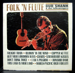 Bud Shank & The Folkswingers Folk 'N Flute LP VG+ Mono WP 1819 US 1965