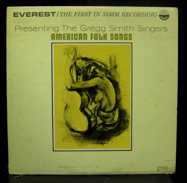 Gregg Smith Singers American Folk Songs LP VG+ LPBR 6117 Mono Everest USA 1964
