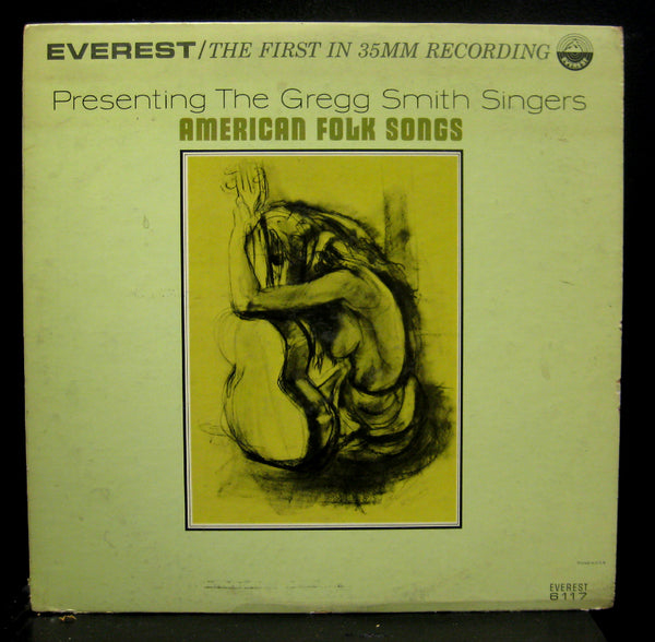 Gregg Smith Singers American Folk Songs LP VG+ LPBR 6117 Mono Everest USA 1964 - Shuga Records