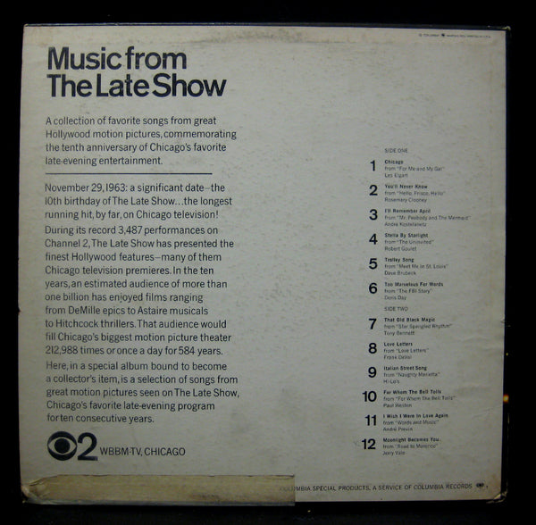 Dave Brubeck & More Music From The Late Show LP VG+ XTV 88700 CBS 1963 Promo - Shuga Records