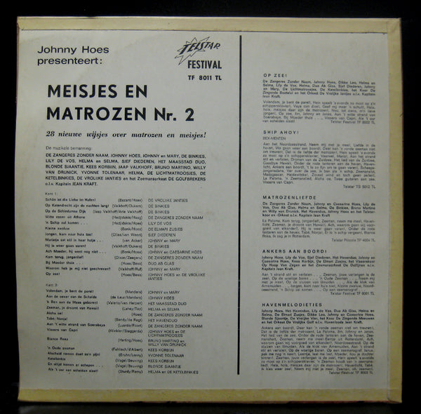 Johnny Hoes Meisjes En Matrozen 2 LP Mint- Telstar TF 8011 TL Netherlands Stereo - Shuga Records