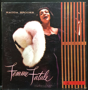 Hadda Brooks Femme Fatale LP VG+ Mono 1957 USA Crown CLP 5010 Jazz Vocal