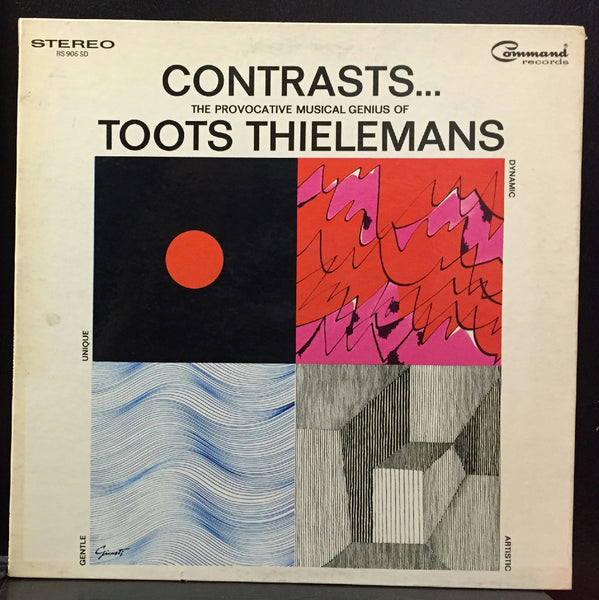 Toots Thielemans Contrasts LP VG+ 1966 Stereo USA RS 906 SD George Giusti Art - Shuga Records