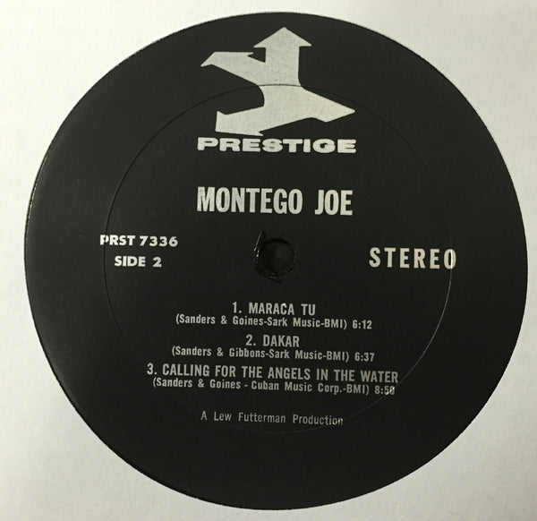 Montego Joe Arriba Con LP VG+ 1964 Stereo USA Prestige PRST 7336 Afro-Cuban Jazz - Shuga Records