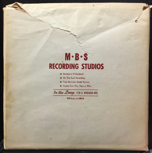 Ida Brook Favorite Piano Selections Played By LP VG+ MBS Acetate Chicago Private - Shuga Records