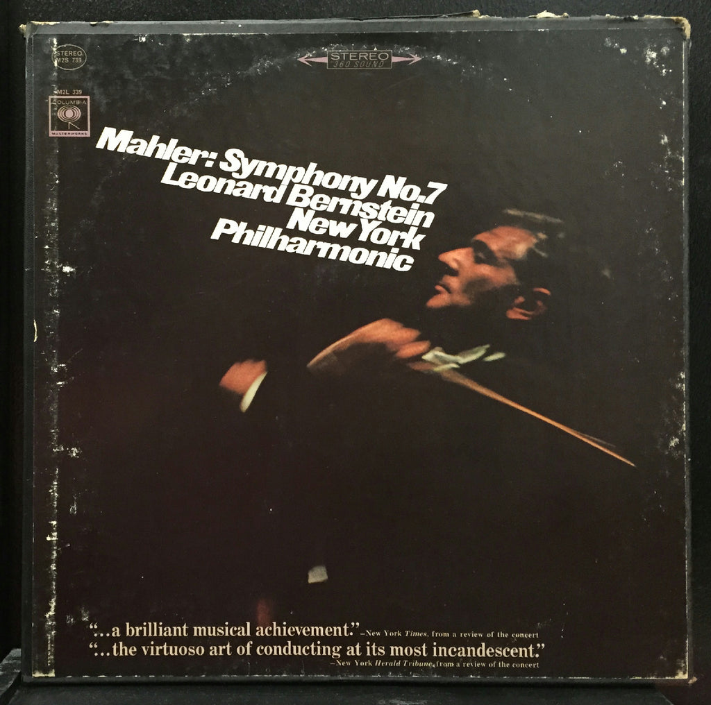 Leonard Bernstein Mahler Symphony No. 7 USA 2 Lp 1966 Stereo 360