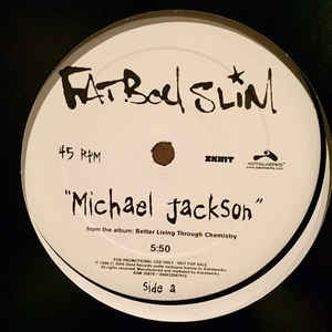 Fatboy Slim ‎– Michael Jackson - Mint 12" Single Record 2005 US Astralwerks Vinyl - Breaks / Big Beat