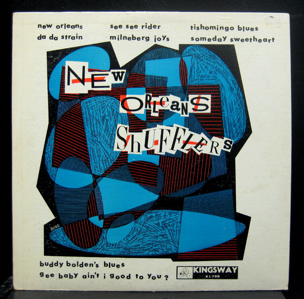New Orleans Shufflers LP VG+ KL 700 Kingsway Vinyl 1955 Mono USA RARE Jazz - Shuga Records