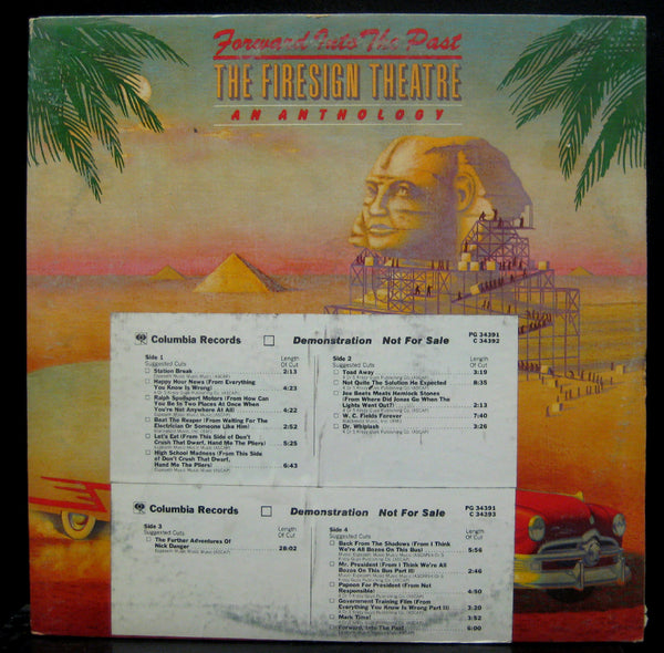 The Firesign Theatre Forward Into The Past 2 LP VG+ PG 34391 Promo 1976 WLP USA - Shuga Records