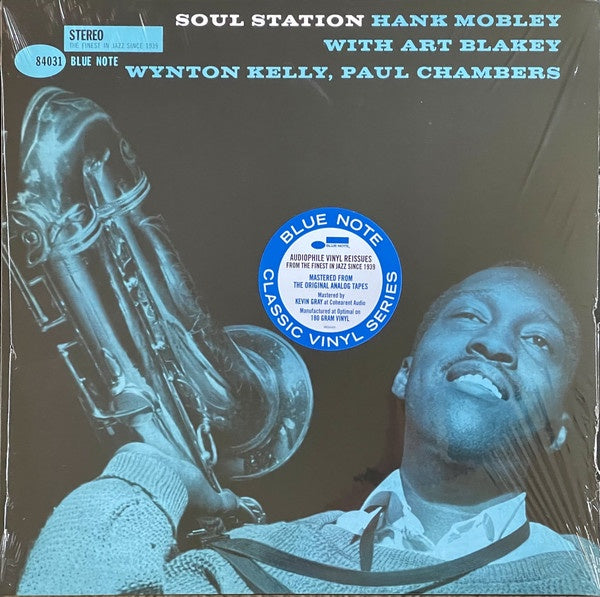 Hank Mobley With Art Blakey, Wynton Kelly, Paul Chambers ‎– Soul Station (1960) - New LP Record 2021 Blue Note 180 gram Vinyl - Jazz / Hard Bop - Shuga Records