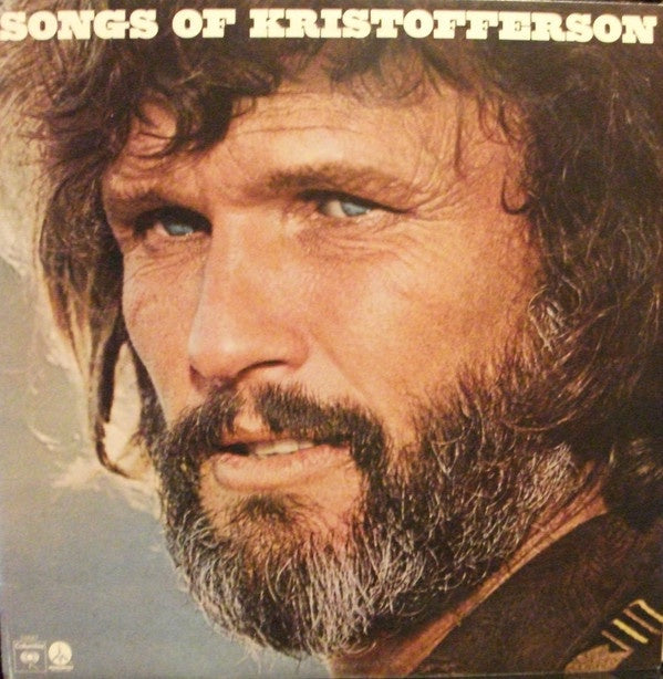Kris Kristofferson ‎- Songs Of Kristofferson - VG+ Lp Record 1977 Stereo USA - Country