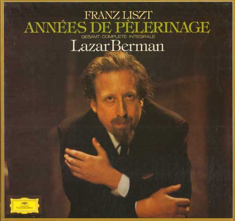 Franz Liszt / Lazar Berman ‎– Annees De Pelerinage - Gesamt / Complete / Integrale - Mint- 4 Lp Box Set 1977 German Import - Classical