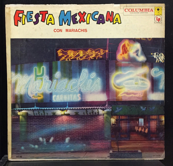 Various - Fiesta Mexicana Con Mariachis - VG LP Record 1950s CBS Columbia Vinyl - Mariachi / Latin - Shuga Records