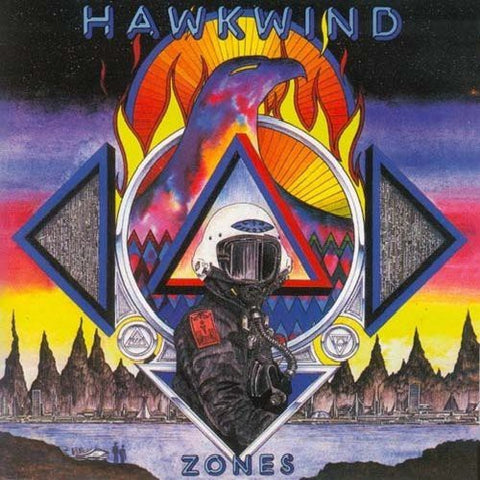 Hawkwind – Zones (1983) - New 2 LP Record 2013 Back On Black Europe Blue Tranlucent Vinyl - Rock / Space Rock