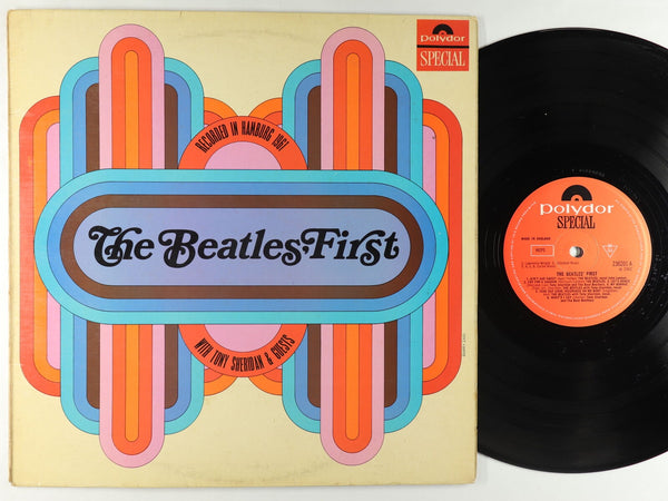 The Beatles With Tony Sheridan ‎– The Beatles' First With Tony Sheridan & Guests - VG+ Lp Record 1967 Polydor UK import Vinyl - Rock & Roll / Beat - Shuga Records