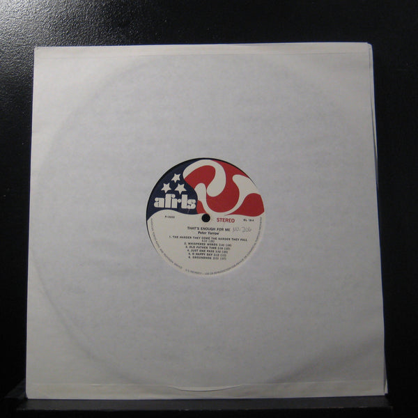 Peter Yarrow - That's Enough For Me / Ian Thomas - Ian Thomas - VG+ LP Record 1973 AFRTS Military USA Vinyl - Prog Rock / Pop Rock - Shuga Records