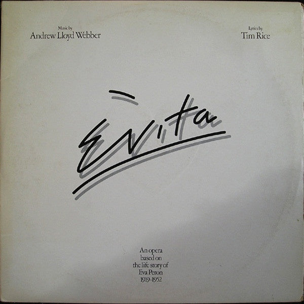 Andrew Lloyd Webber And Tim Rice ‎– Evita - VG+ 2 LP Record 1976 MCA USA Vinyl & Book - Musical - Shuga Records