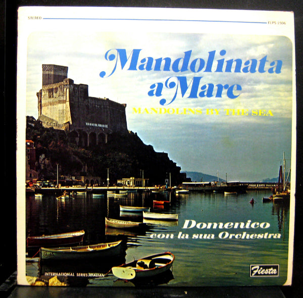 Domenico Con La Sua Orchestra Mandolinata A Mare LP VG+ Stereo Vinyl 1963 - Shuga Records