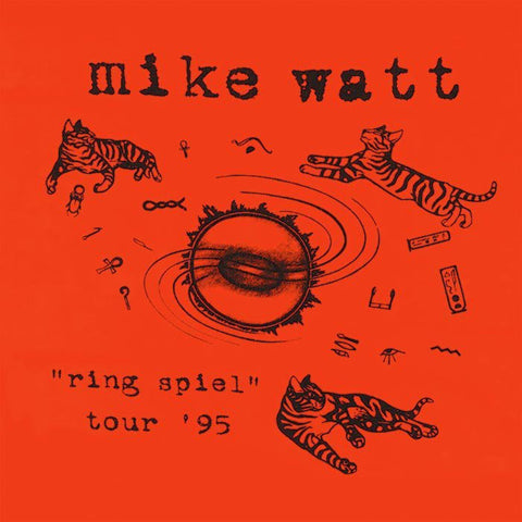 Mike Watt ‎– "Ring Spiel" Tour '95 - New Vinyl Record 2016 Columbia Limited Edition 2LP on 'T-Shirt Orange' Colored Vinyl - Punk Rock / Post-Punk