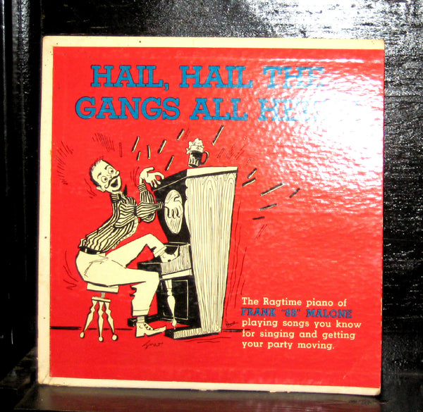 Frank "88" Malone - Hail, Hail the Gangs All Here! VG 7" Vinyl 45 Record 1958 US - Shuga Records