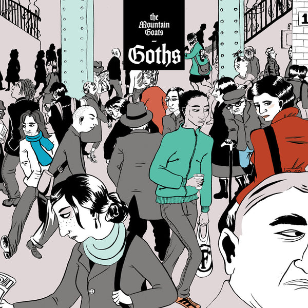 The Mountain Goats - Goths - New Vinyl 2017 Merge Records Indie Exclusive 2-LP 'Vampire Red' Vinyl w/ Bonus 12" + Download - Indie Rock / Indie Folk - Shuga Records