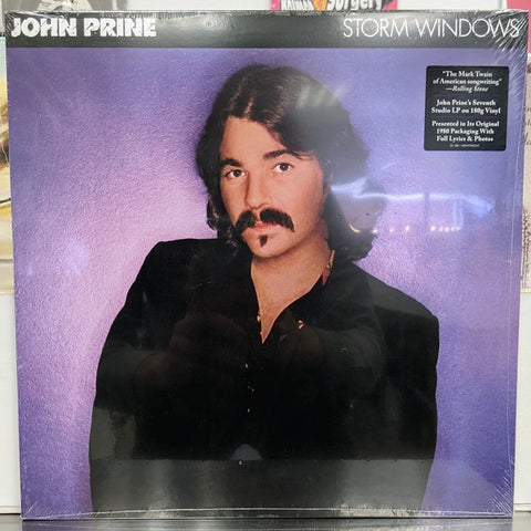 John Prine ‎– Storm Windows (1980) - New LP Record 2021 Asylum Europe Import 180 gram Vinyl - Country / Folk