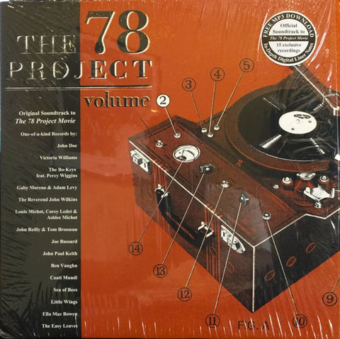 Various ‎– The 78 Project: Volume 2 Original Soundtrack To The 78 Project Movie - New Lp Record 2014 USA Vinyl & Download - Soundtrack