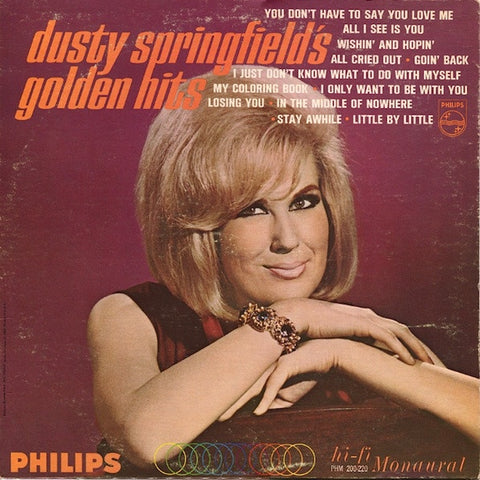 Dusty Springfield ‎– Dusty Springfield's Golden Hits - VG+ LP Record 1966 Philips USA Vinyl - Pop / Ballad / Vocal