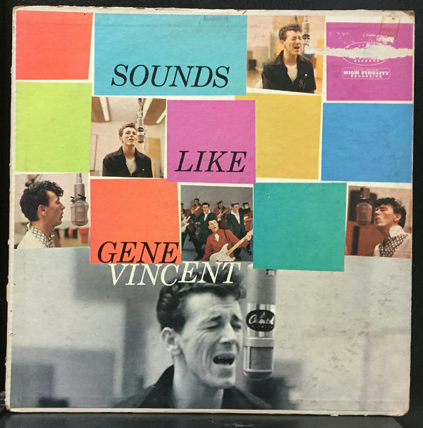 Gene Vincent - Sounds Like Gene Vincent - VG (VG- low grade cover) LP Record 1959 Capitol USA Mono Original Vinyl - Rock & Roll - Shuga Records