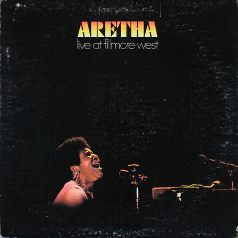 Aretha Franklin ‎– Live At Fillmore West - VG+ Lp Record 1971 USA Original Vinyl - Soul