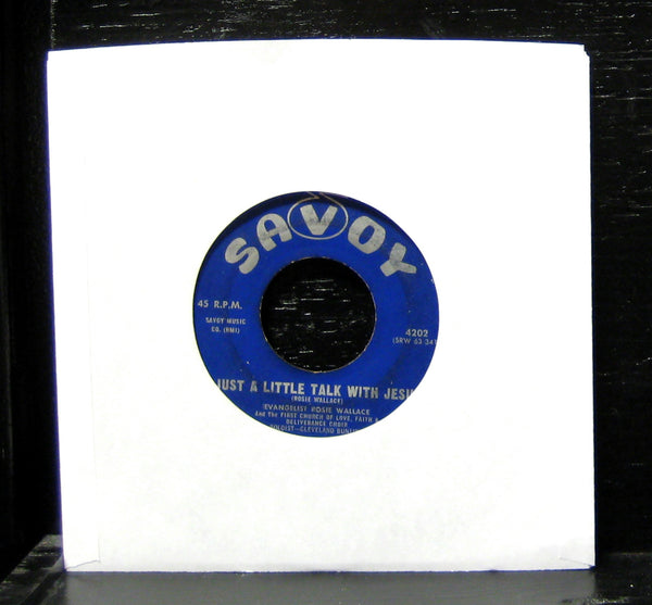 Evangelist Rosie Wallace - God Cares VG 7" Vinyl 45 Gospel Soul 1963 Savoy 4202 - Shuga Records