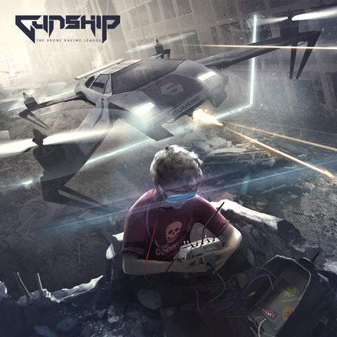 GUNSHIP ‎– The Drone Racing League - New 7" Single 2020 Ingrooves Vinyl - Synthwave
