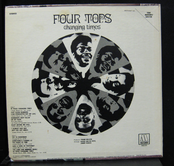 Four Tops - Changing Times LP VG+ MS-721 Stereo Motown 1970 Vinyl Record USA - Shuga Records
